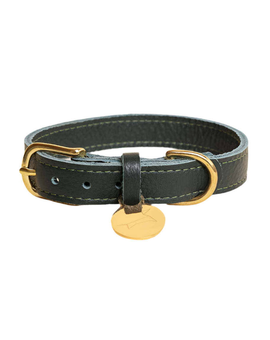 Klassieke halsband - Dark Green