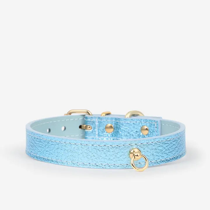 Metal - Hemelsblauw halsband