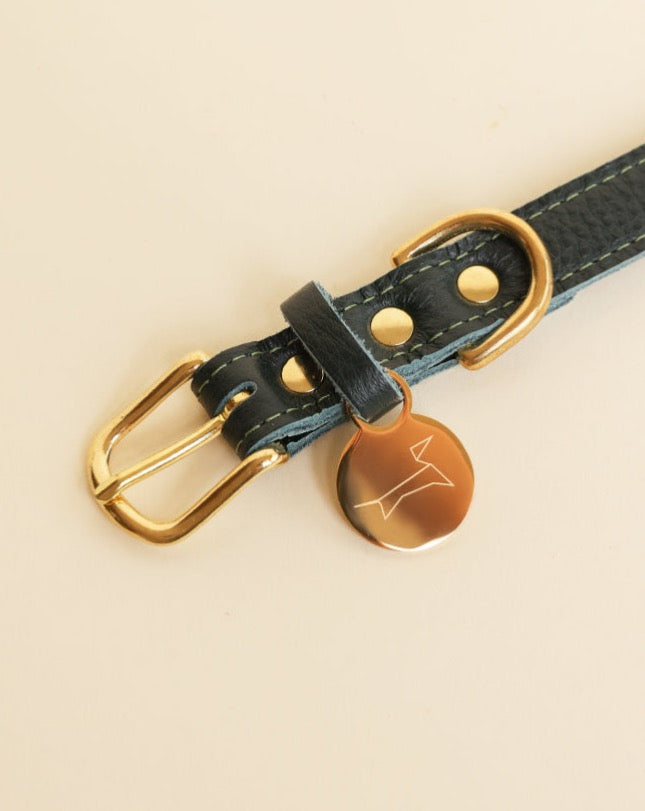 Klassieke halsband - Dark Green