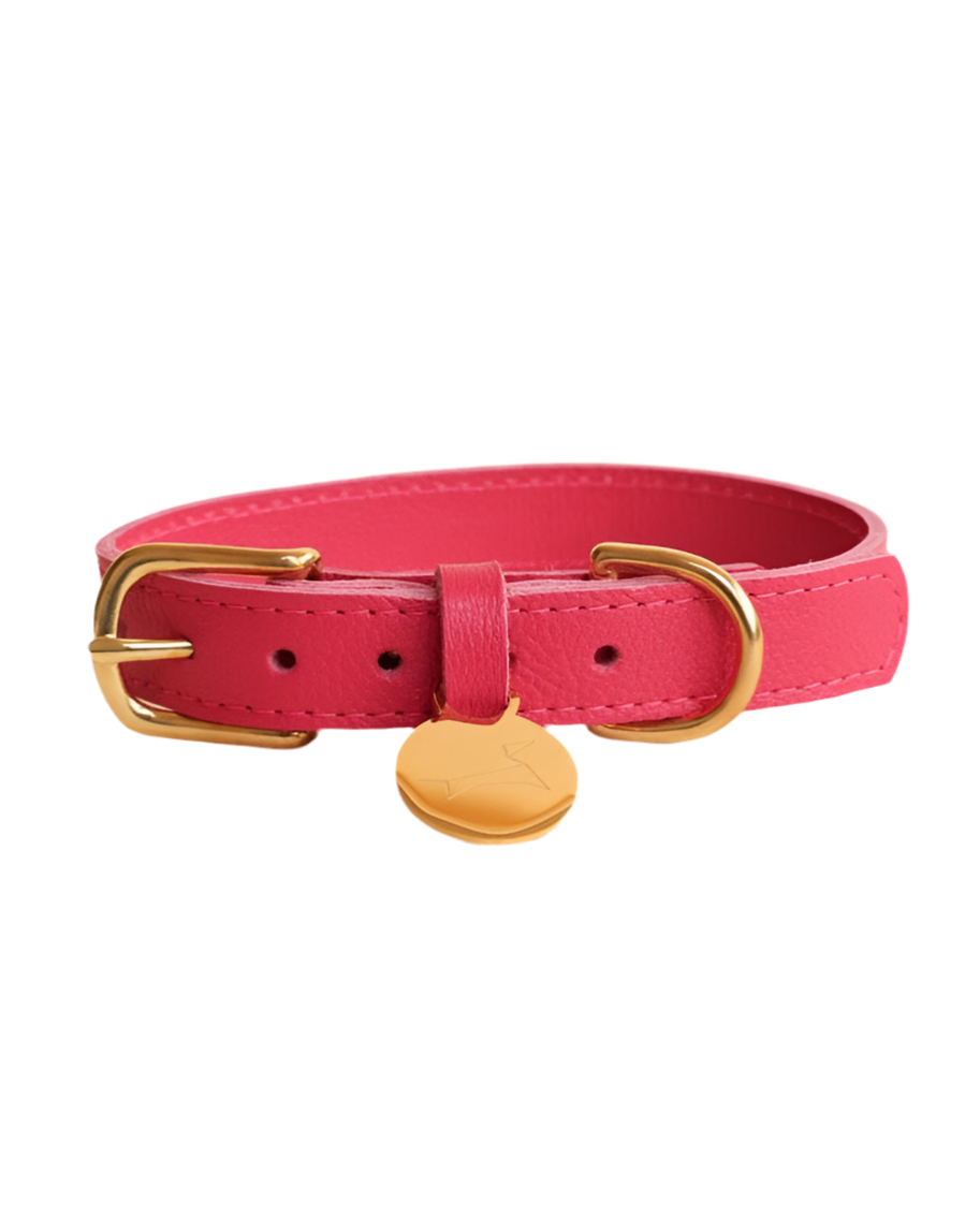 Klassieke halsband - Lipstick Pink