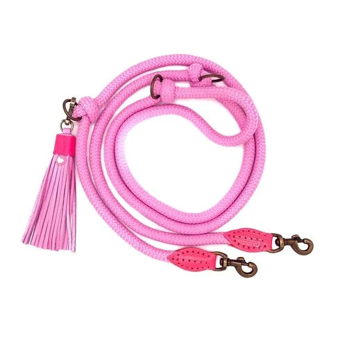 Extra Lange Roze 'Sweety' Hondenlijn - L