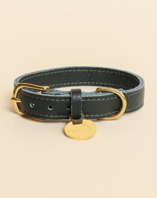 Klassieke halsband - Dark Green